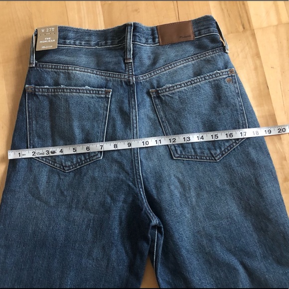 MADEWELL The Tall Momjean in Downey Wash jeans - Picture 7 of 9